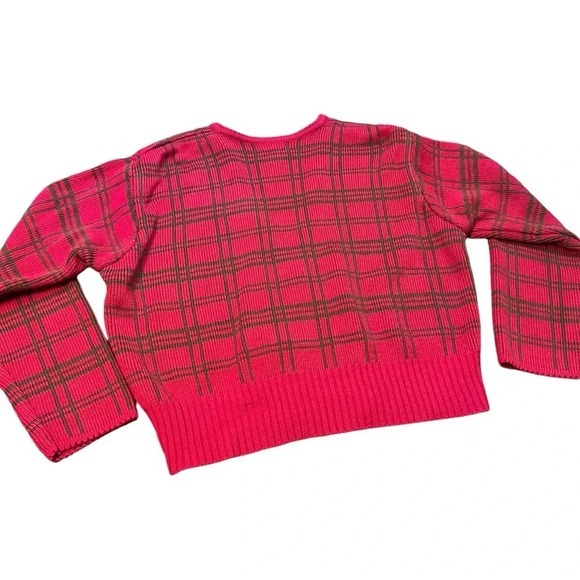 Vintage Hasting and Smith Holiday Knit Sweater Cardigan Medium‎ Oversized Cozy - Picture 6 of 8